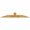 Ekena Millwork Portland Rough Sawn Timber Gable Bracket, Western Red Cedar, 72"W x 12"H x 2"D x 6"F, 4/12 Pitch GBW072X12X0206POR00RWR - alternate 1